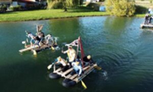 Outdoor Teamevent - Floßbau